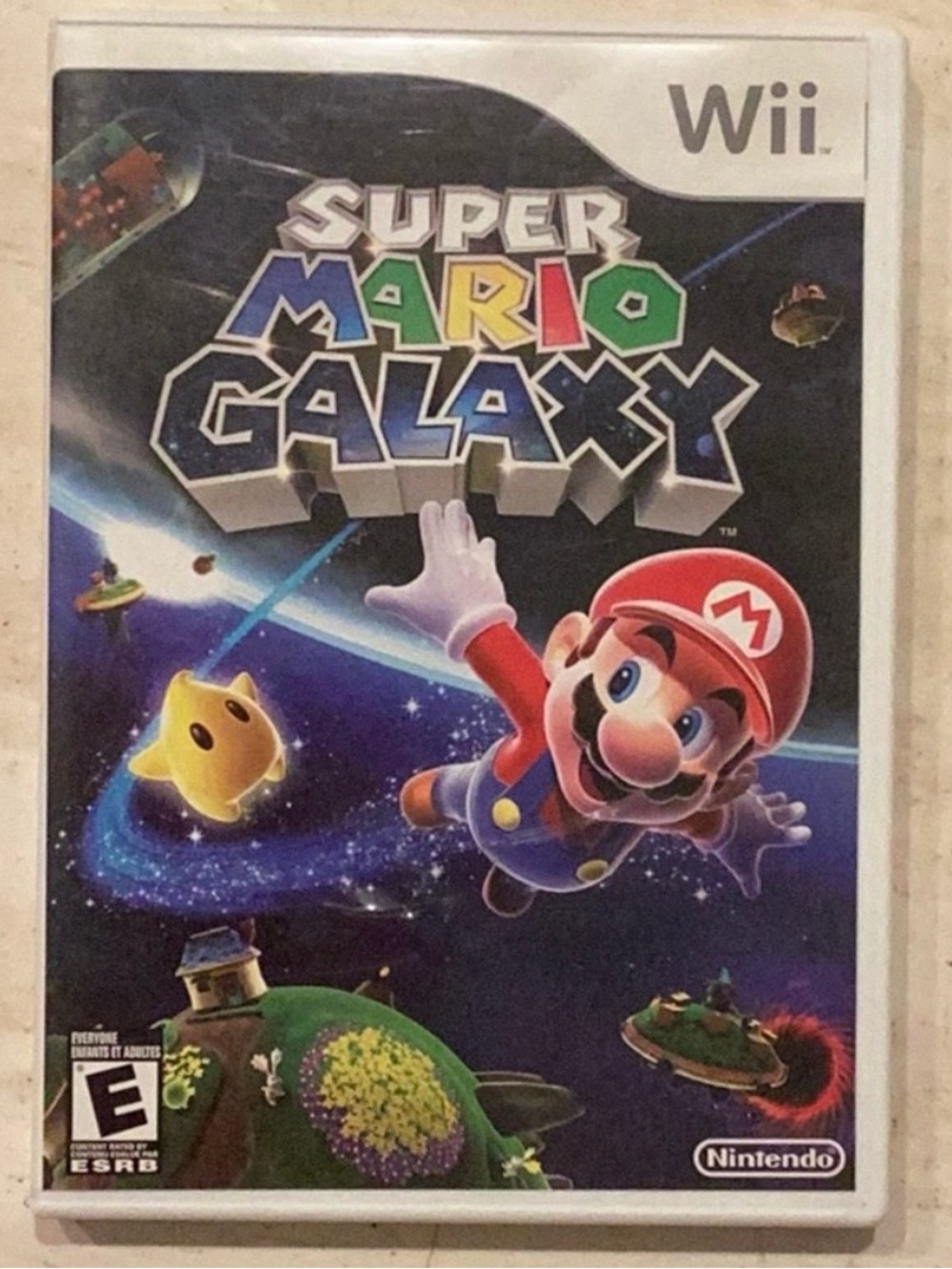 Super Mario Galaxy Nintendo Wii Game Complete CIB
